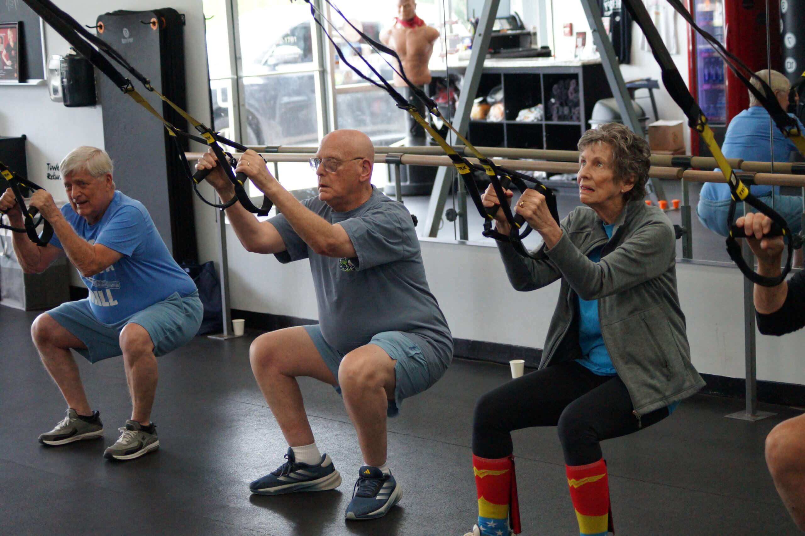 Sweat Therapy Fitness Senior Group Training Senior Fitness - Slide 1